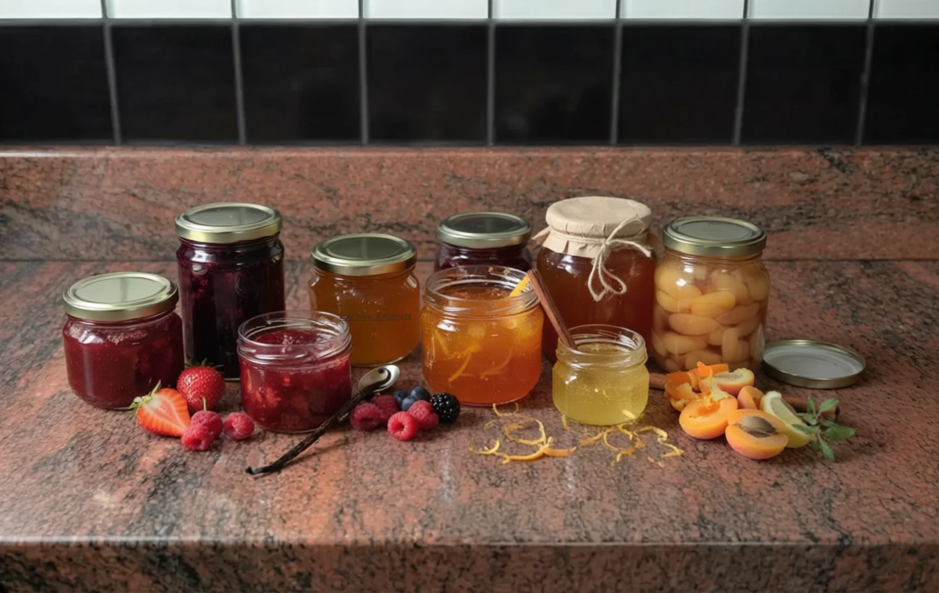 Confitures, gelées & marmelades