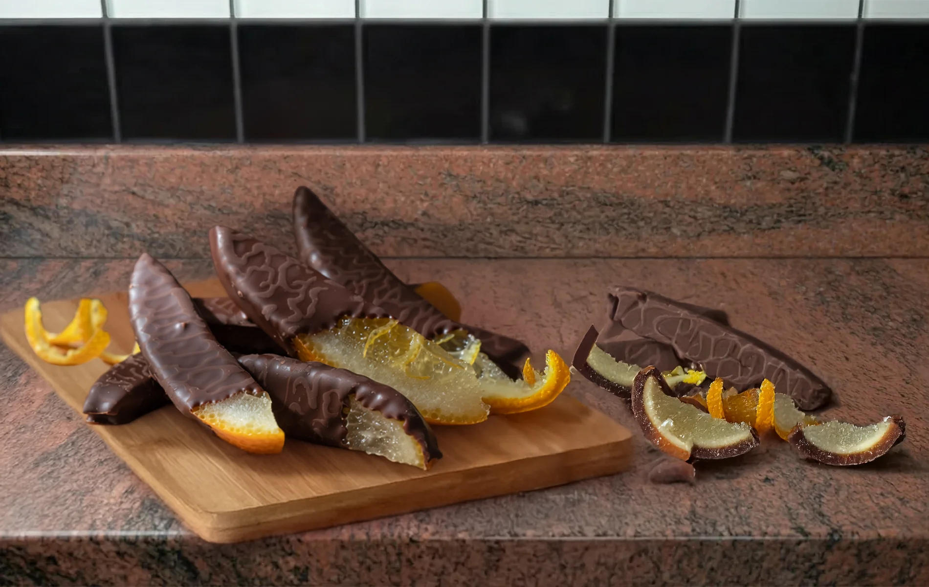 Zestes d’agrumes confits maison