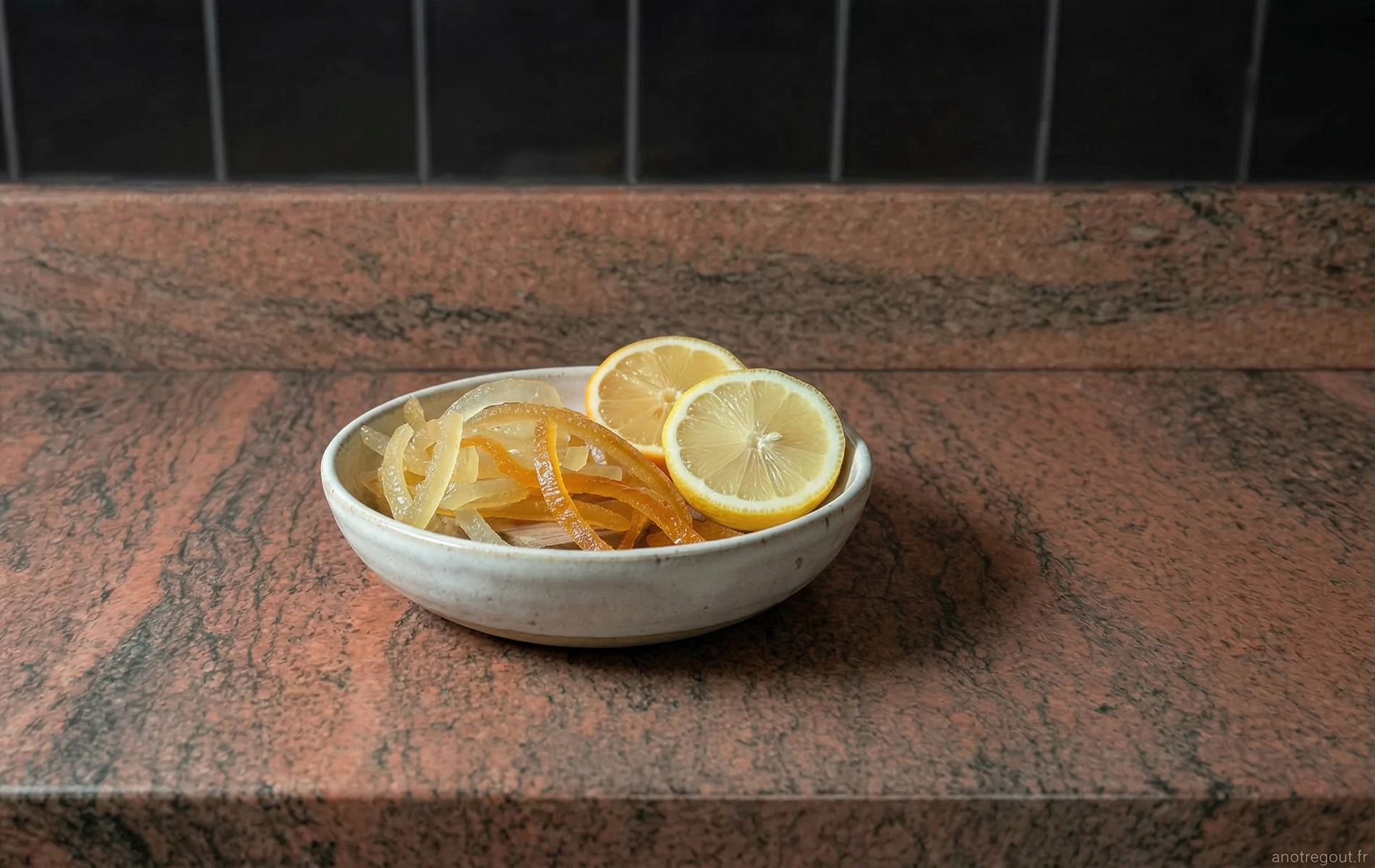 Zestes d’agrumes confits maison