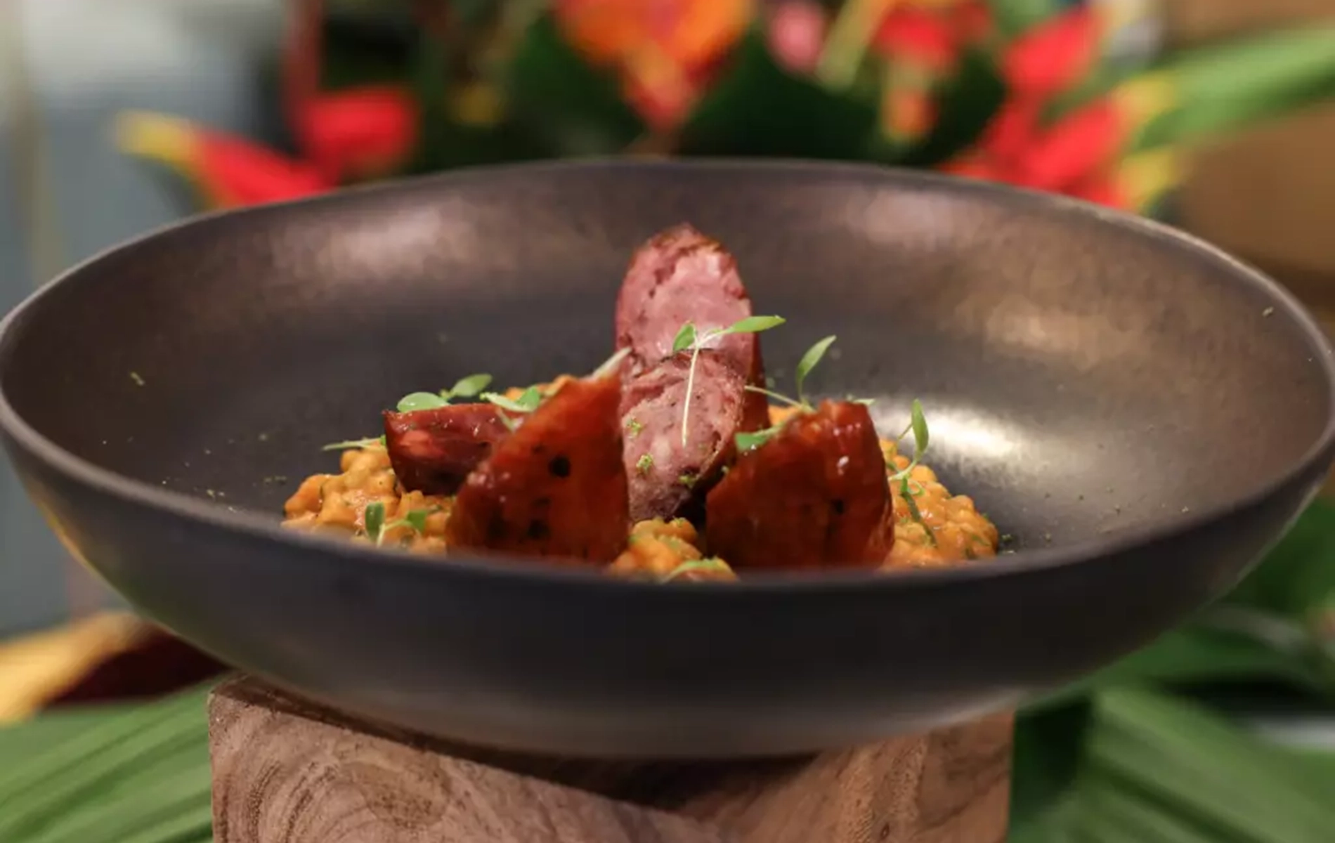 rougail saucisses réunionnais de Kelly Rangama