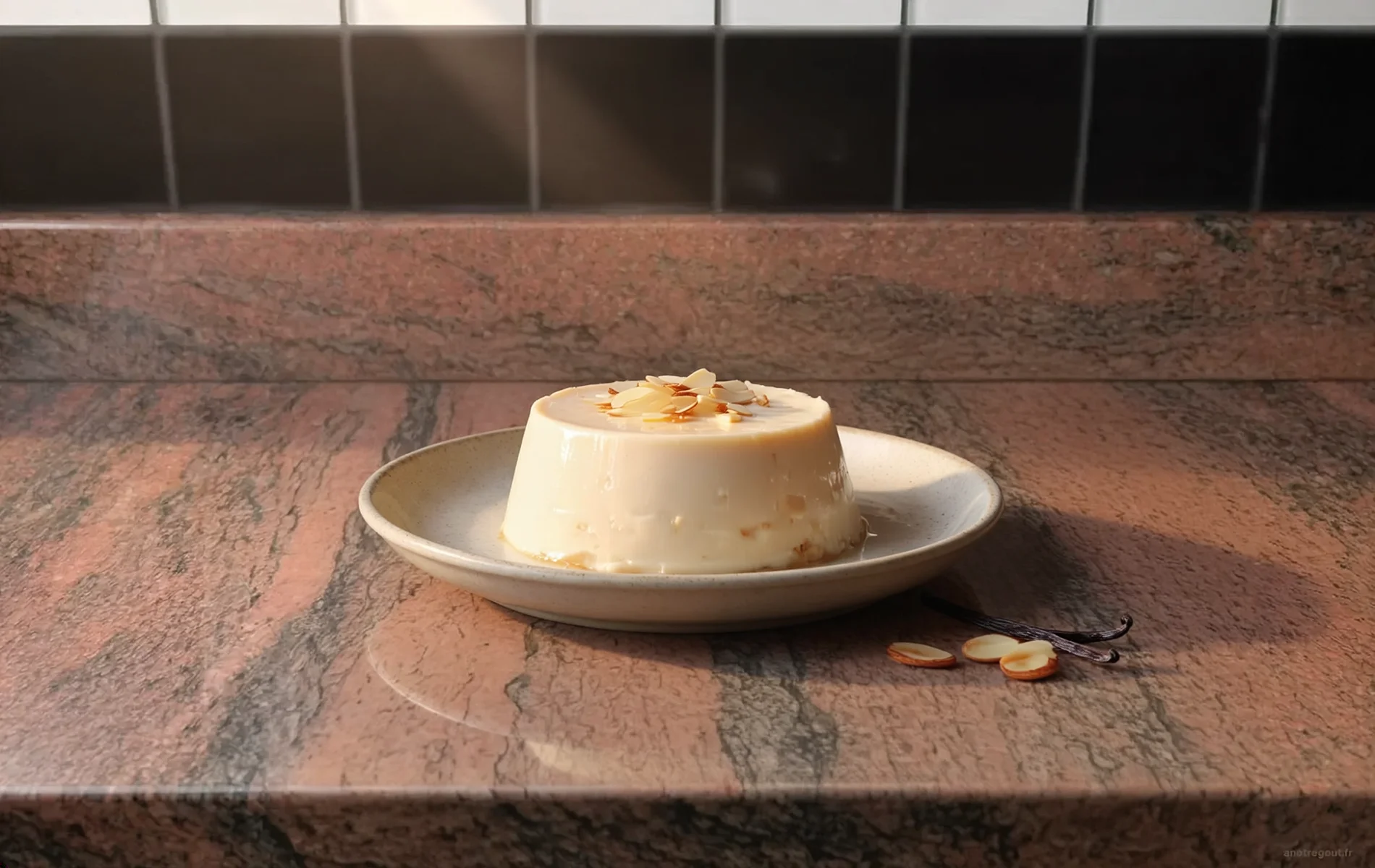 Blanc-manger aux amandes