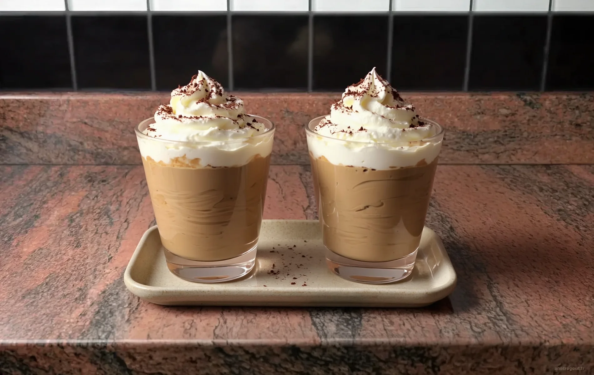 Liégeois au café