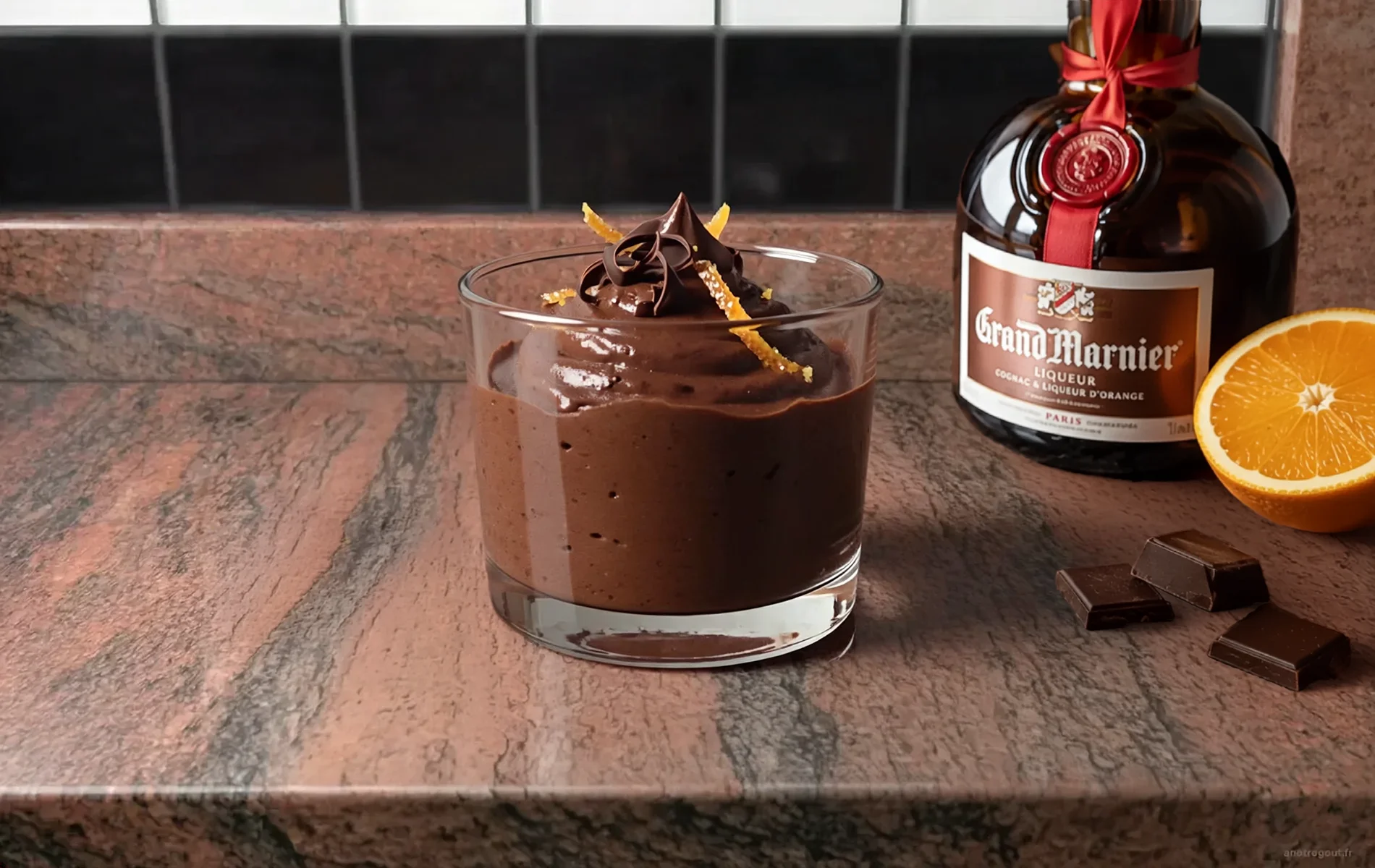 Mousse au chocolat au Grand Marnier