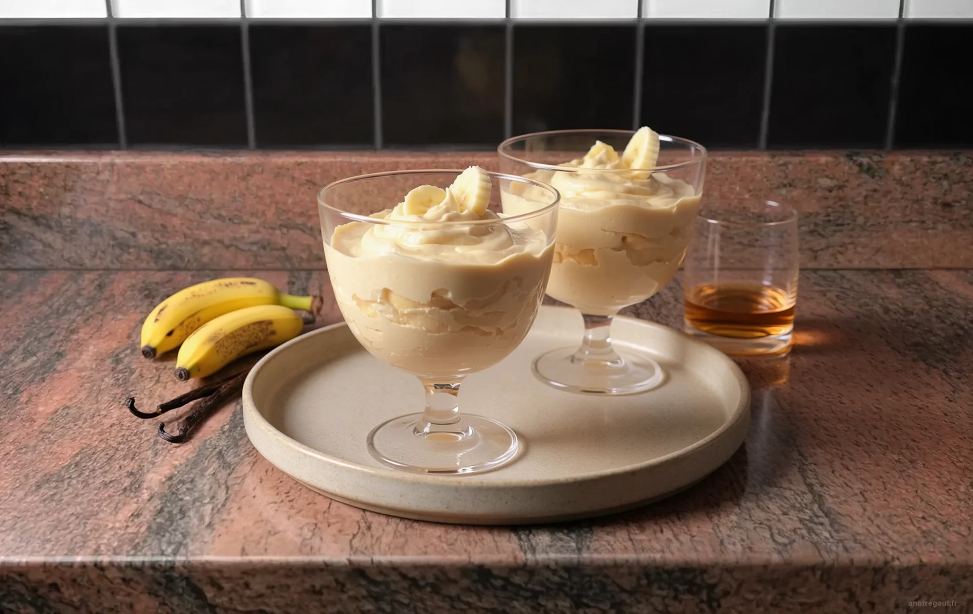 Mousse à la banane (Île de La Réunion)